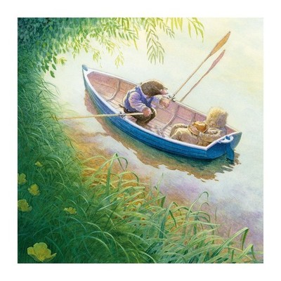 Wind in the Willows - Whispering Reeds Blank Greeting Card with Envelope