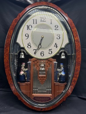 Small World Rhythm Made In Japan Organ Players Musical Wall Clock