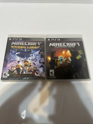 Minecraft and Minecraft Story Mode PS3 No Manuel Lot of 2