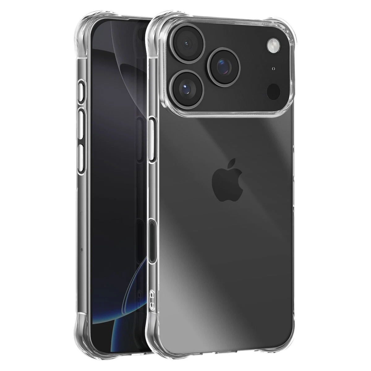 iVoler Cover per Oppo A54 5G e Oppo A74 5G, Custodia Trasparente per Assorbimento Degli Urti con Paraurti in TPU Morbido, Sottile Morbida in Silicone TPU Protettiva Case