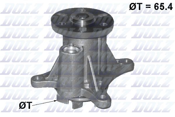 Pompe à eau premium pour Peugeot 407 Coupé 2.7 HDi, alliage renforcé haute performance