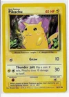 Pokemon Pikachu (Yellow Cheeks) 58/102 WotC Base Set Unlimited Common LP