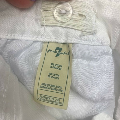 EUC 7 For All Mankind Little Girl's White Skinny Jeans Sz5 - Picture 4 of 9