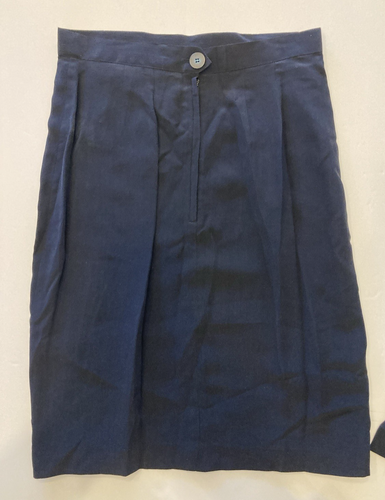 NWT Vtg 90s Hugo Buscati Victoria's Secret Sz 8 Navy Blue Sleeveless Skirt Suit - Picture 10 of 10