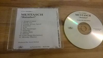 CD Pop Mustasch - Ratsafari (11 Song) Promo CAPITOL EMI sc