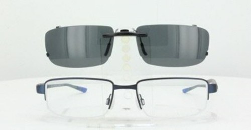 Custom Made for NIKE 4275-53X18-T Polarized Clip-On Sunglasses (Eyeglasses Not I - Picture 6 of 9