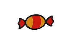 Patch embroidered iron on cloth badges kawaii biker candy applique