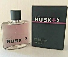AVON MUSK (+) STORM  FIERCE SAGE, GINGER AND INTENSE SANDALWOOD  DISCONTINUED 