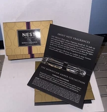 Lot of 5 - Nest Fragrances Moroccan Amber Scent Stick Sample Size