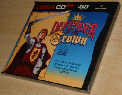 DEFENDER OF THE CROWN II 2 ~ Commodere Amiga CD32/CDTV ~ NEW/SEALED COLLECTIBLE