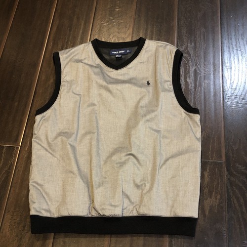 Polo Golf Gilet Spina di Pesce Tasche - Foto 3 di 8