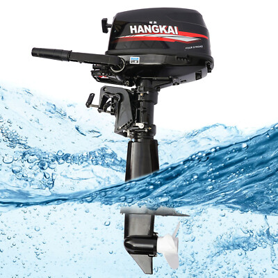 HANGKAI 4 Stroke 6.5hp Outboard Motor Gasoline Outboard Engine CDI Water Cooling