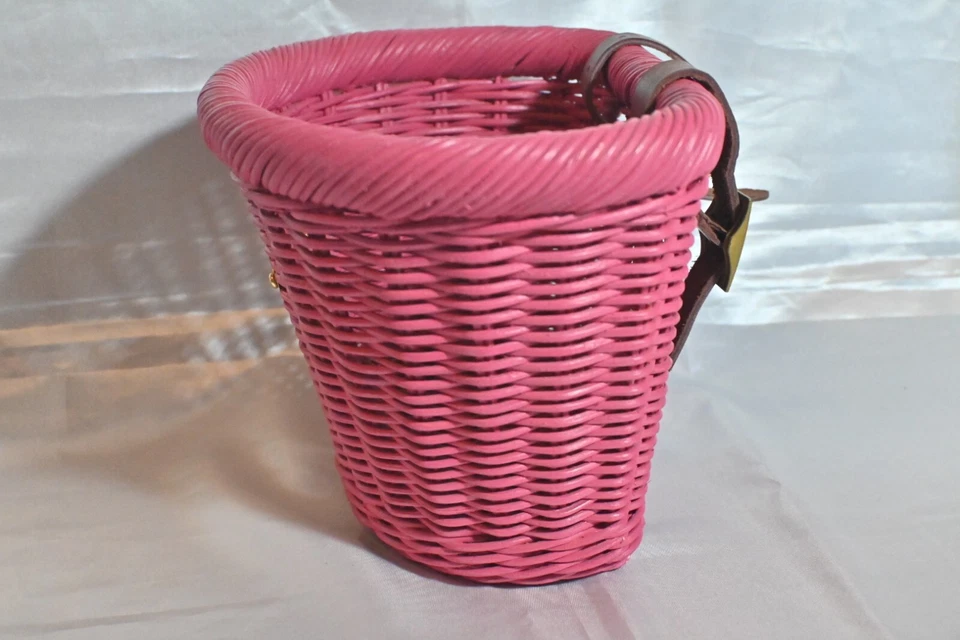 Cesta Bicicleta Infantil Colección Gaviota y Boya Nantucket Rosa 10x7,5x7,5" Foto 4 de 4