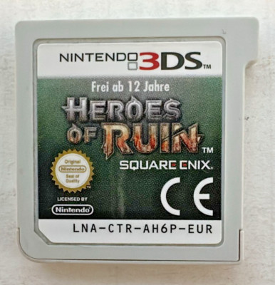 Heroes of Ruin Nintendo 3ds Spiel, Top Zustand
