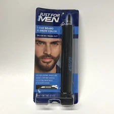 Just for Men 1-Day Beard & Brow Color, DARK BROWN Temporary for Beard & Eyebrows