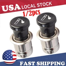 1/2Pcs Car Interior Cigarette Replacement 12V Cigar Fag Lighter Element Plug
