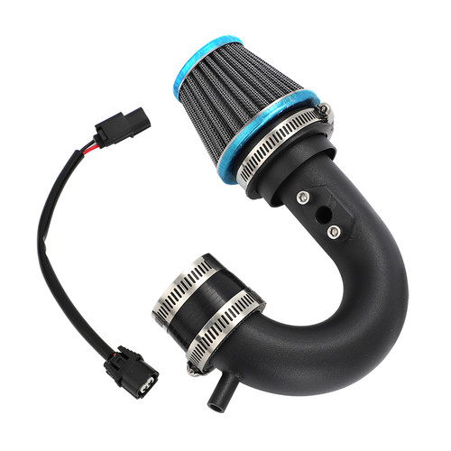 Black Short Ram Air Intake Kit For 2022-25 Honda Grom RR & 2022-25 Honda Monkey - Picture 3 of 9