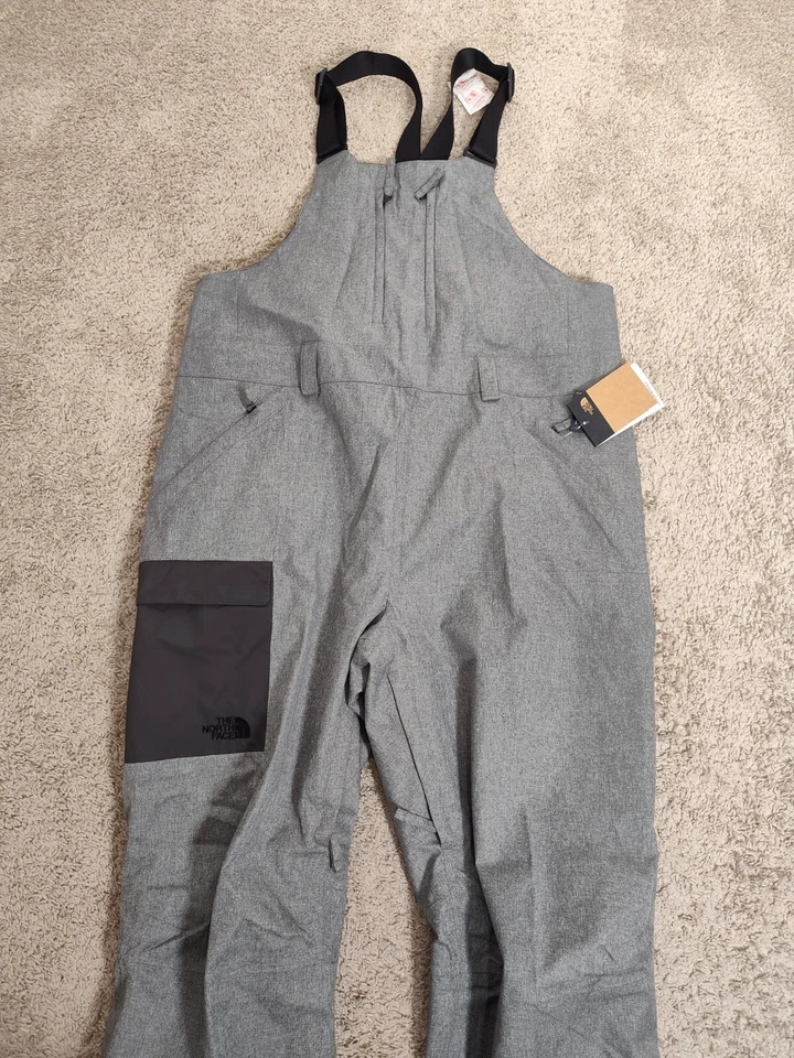 Baberos para mujer The North Face Plus Freedom talla 1X largo gris jaspeado esquí nuevos con etiquetas Foto 4 de 4