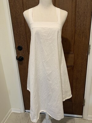 Trina Turk White Flowy Beachy Maternity Dress Chic Boho Outdoor Sz S Cotton  | eBay