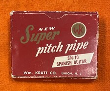 VINTAGE WM.KRATT SUPER PITCH PIPE GUITAR TUNER SN-10 SPANISH GUITAR