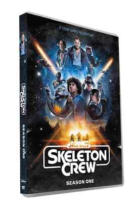 Star Wars: Skeleton Crew: TV Series Seasons 1 ( 2-Disc DVD Box Set ) Region 1！