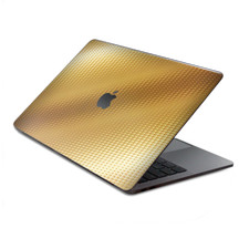 Skins Wrap for MacBook Pro 15 inch Retina Touch Gold Pattern Shiney