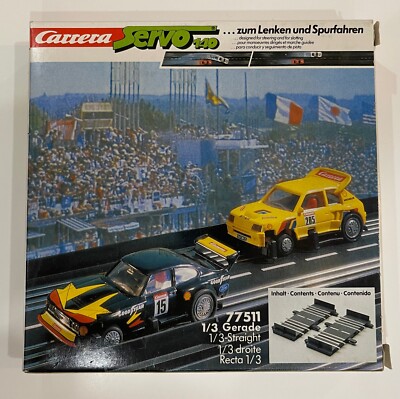 Carrera Servo 77512 1/4 Gerade Originalverpackt
