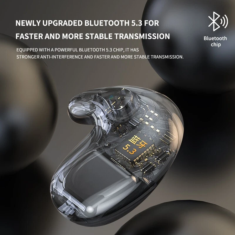 TWS 5.3 Auriculares Invisibles Intrauditivos Inalámbricos Bluetooth Auriculares Aptos para Teléfonos Foto 4 de 4