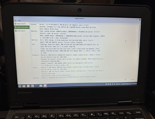 Lot of 10 Lenovo ThinkPad 11e 11.6" AMD A4-6210 1.8GHz 4GB RAM 500GB HDD Linux - Picture 8 of 22