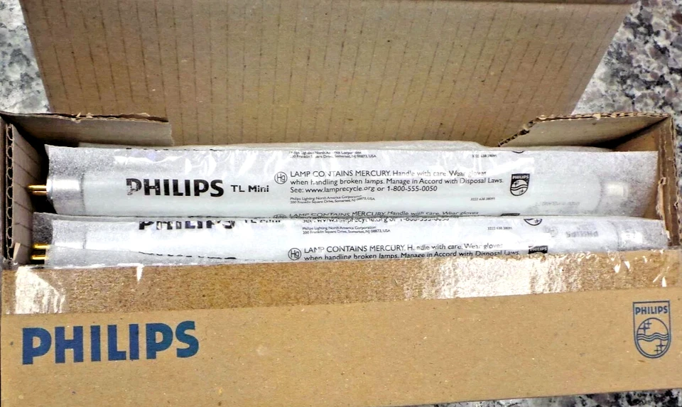 Philips 6w Fluorescent T5 F6t5/cw Cool White Linear Tube 112445-1C Box of 17 - Image 3 of 4