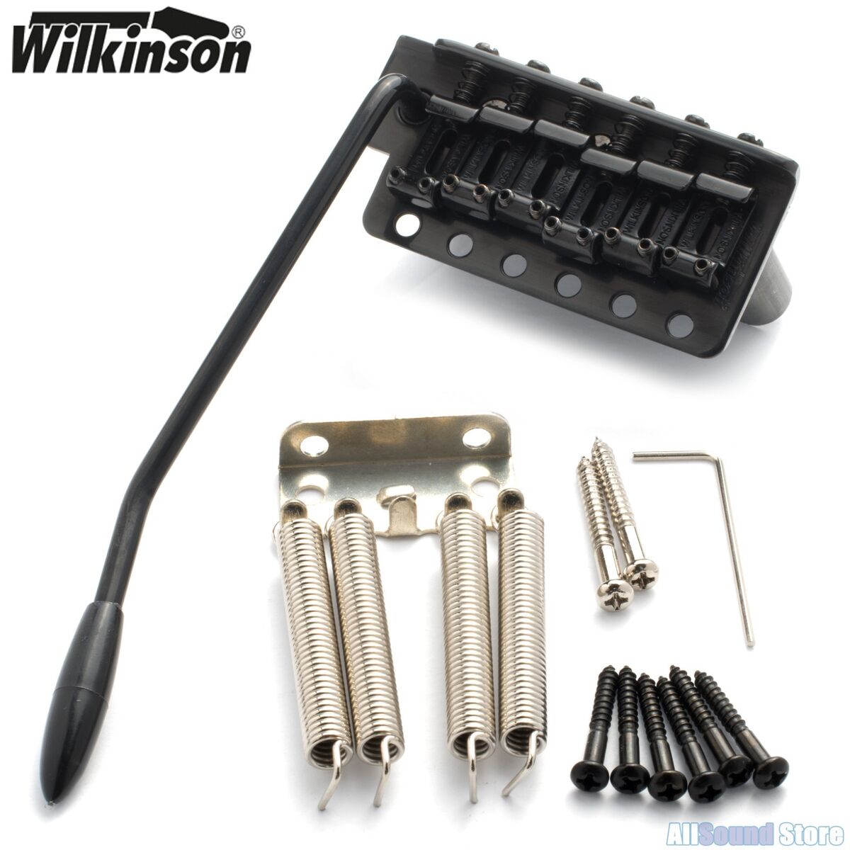 WILKINSON WVCSB STEEL BLOCK 6-Hole Tremolo Bridge for WILKINSON WVCSB STEEL BLOCK 6-Hole Tremolo Bridge for