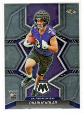 2022 Panini Mosaic Charlie Kolar #363 Rookie Baltimore Ravens Excellent