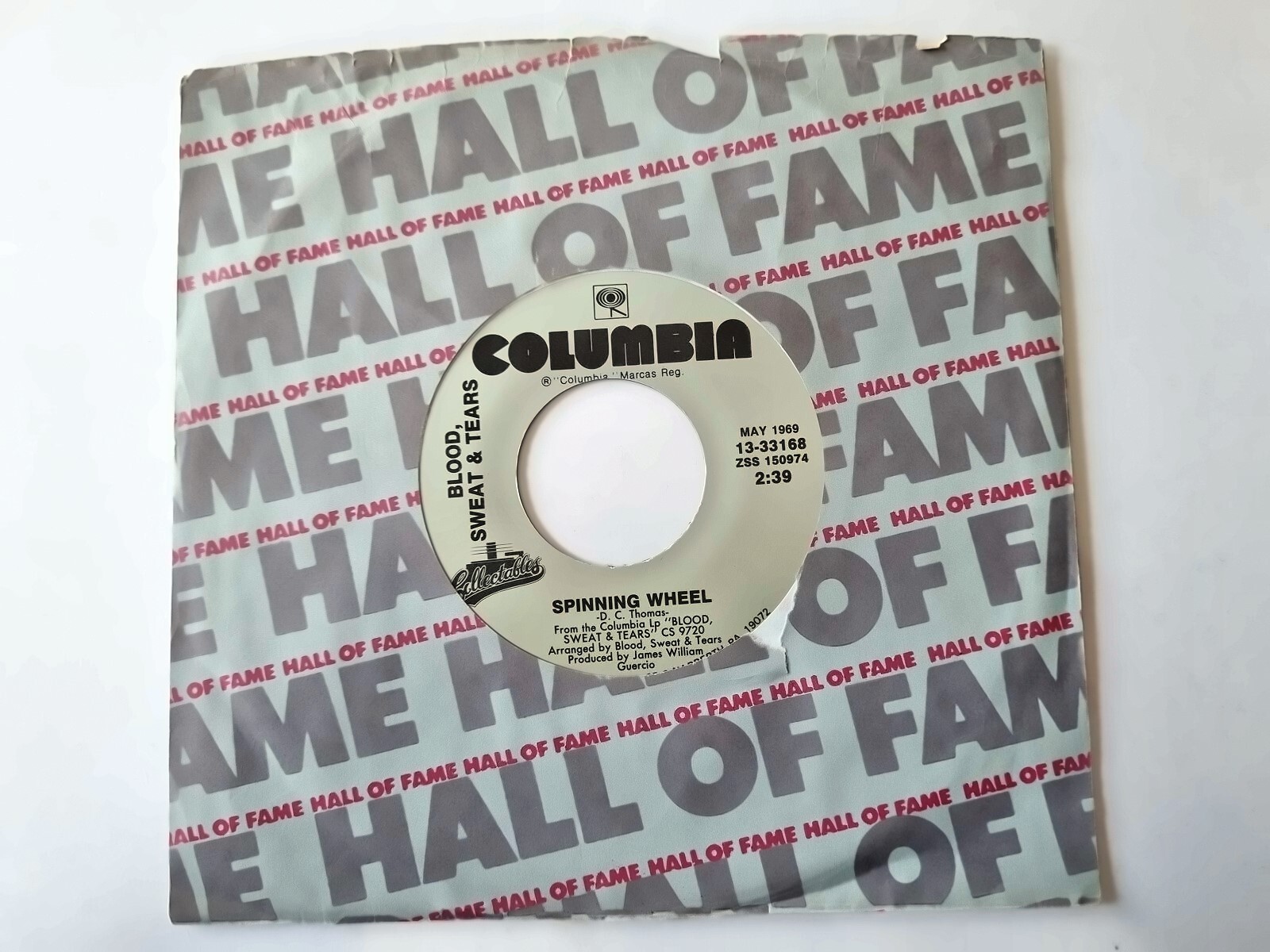 Blood, Sweat & Tears - Spinning wheel/ You've made me so very happy 7'' Vinyl US