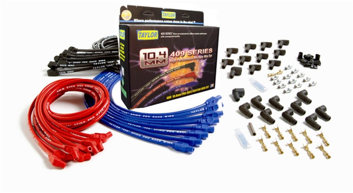 Taylor Cable 79230 Red Spark Plug Wire Set 409 Pro Race for Taylor Cable 79230 Red Spark Plug Wire Set 409 Pro Race for