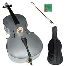 Merano Silver 1/4 Student Cello,Bag,Bow, Rosin Ship From USA