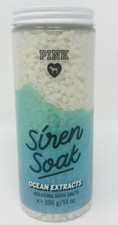 1 VICTORIA'S SECRET PINK SIREN SOAK OCEAN EXTRACTS RELAXING BATH SALTS 14 OZ
