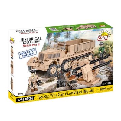COBI 2274  SD.KFZ. 7/1 & 2CM FLAKVIERLING 38 DAK  EXECUTIVE EDITION  *NEU & OVP*