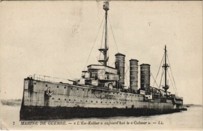 CPA Marine de Guerre - L'Ex-Kolber - Aujourd'hui le Colmar SCHIFFE (1204228)