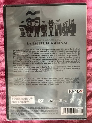 LA ESCOPETA NACIONAL DVD LUIS GARCIA BERLANGA JOSE LUIS LOPEZ VAZQUEZ SAZA .. AM - Imagen 2 de 2