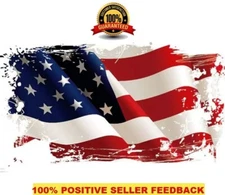 2 PACK_AMERICAN Flag iron on heat transfer decal patch, Freedom, Democracy