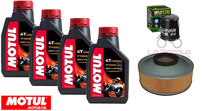 MOTUL 7100 4 LT CUTTING KIT + KAWASAKI VN 800 VOLCANO 1999 AIR & OIL FILTER