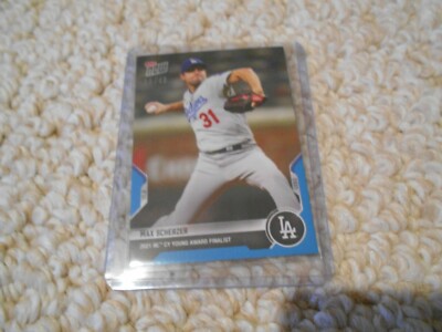 Topps 2021 Max Scherzer Los Angeles Dodgers OS 14 Blue Parallel 38 of 49