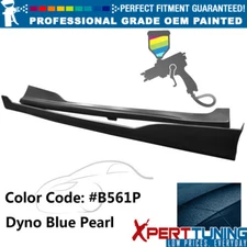 Fits 12-15 Honda Civic Coupe HF-P Style Side Skirt Extension Painted #B561P