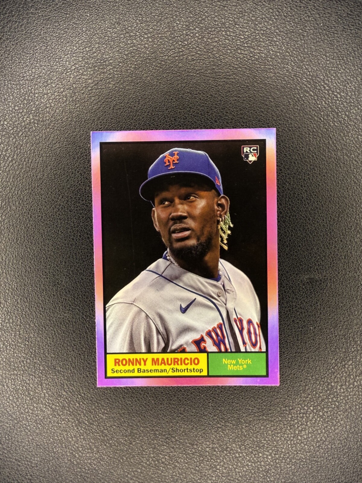 2024 Topps Archives - 1961 Topps #49 Ronny Mauricio (RC) Pink Foil