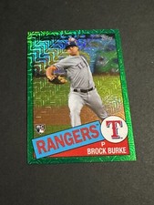 2020 Topps Silver Pack Brock Burke 1985 Green Mojo Refractor RC /99 - FREE SHIP