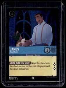 James - Role Model 150/204 Cold Foil Common Rise of the Floodborn Disney Lorcana