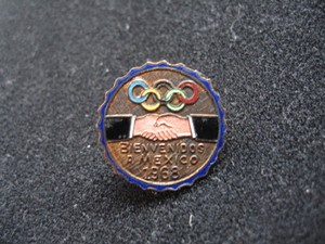 1968-MEXICO-OLYMPIC-PIN-BADGE-WELL-COME-MEXICO-PINS