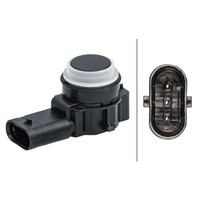 Sensor Einparkhilfe Gesteckt 3-Polig Hella FüR U.A. Fiat 500X