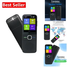 High-Accuracy Language Translator: WiFi/Bluetooth, 137 Languages, Photo Support