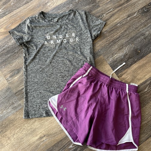 Under Armour Damen Shirt und Shorts Set Gr. XS Heatgear - Bild 1 von 4